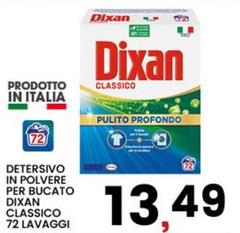 Dixan - Detersivo In Polvere Per Bucato Classico