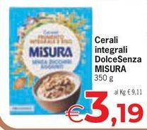 Misura - Cerali Integrali DolceSenza