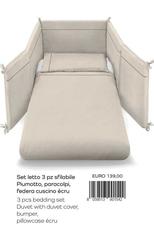 Set-letto 3 Pz Sfiable Plurnotto, Paracolpi, Federa Cuscino Ecu