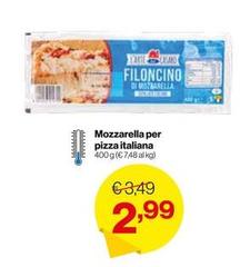 Mozzarella Per Pizza Italiana
