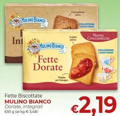 Mulino Bianco - Fette Biscottate Dorate, Integrali