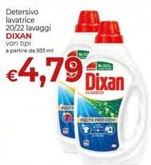 Dixan - Detersivo Lavatrice 20/22 Lavaggi