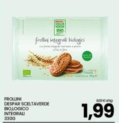 Selex - Frollini Despar Sceltaverde Biologico Integrali