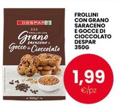 Despar - Frollini Con Grano Saraceno E Gocce Di Cioccolato