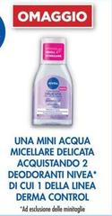 Nivea - Una Mini Acqua Micellare Delicata Acquistando 2 Deodoranti