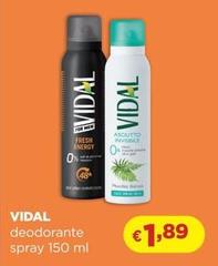 Vidal - Deodorante Spray