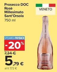 Sant'orsola - Prosecco DOC Rosè Millesimato