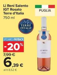 Terre d'Italia - Li Reni Salento IGT Rosato