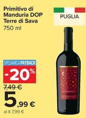 Terre sabine - Primitivo Di Manduria DOP