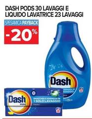 Dash - Pods 30 Lavaggi E Liquido Lavatrice 23 Lavaggi