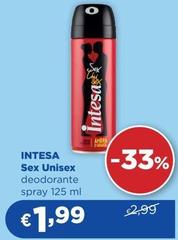 Intesa - Sex Unisex Deodorante Spray