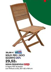 Solo - Sedia Pieghevole Coco