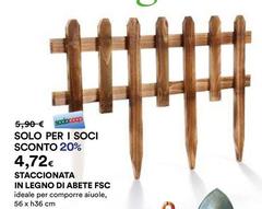 Solo - Staccionata In Legno Di Abete Fsc