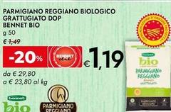 Bennet Bio - Parmigiano Reggiano Biologico Grattugiato DOP