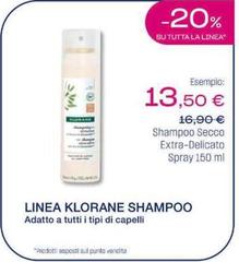 Linea - Shampoo Secco Extra-Delicato Spray