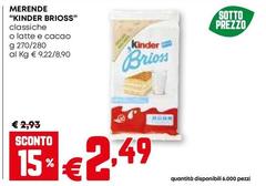 Kinder - Merende Brioss