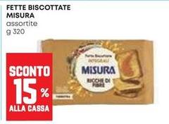 Misura - Fette Biscottate