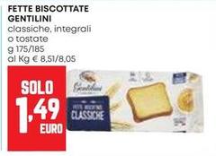 Gentilini - Fette Biscottate