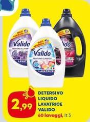Valido - Detersivo Liquido Lavatrice