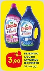 Bio Presto - Detersivo Liquido Lavatrice