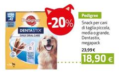 Pedigree - Snack Per Cani Di Taglia Piccola, Media O Grande, Dentastix, Megapack
