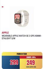 Apple -   Watch SE 3 GPS 40mm - Stalight S/m
