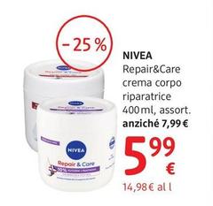 Nivea - Repair&Care Crema Corpo Riparatrice  400 Ml, Assort.
