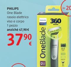 Philips - One Blade Rasoio Elettrico Viso E Corpo 1 Pezzo