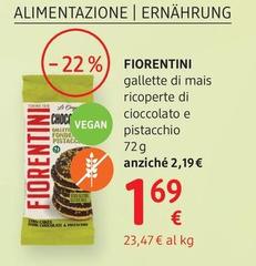 Fiorentini - Gallette Di Mais  Ricoperte Di Cioccolato E Pistacchio 72 G
