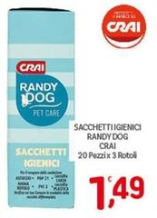 Crai - Sacchetti Igienici Randy Dog