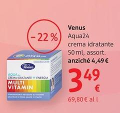 Venus - Aqua24 Crema Idratante 50 Ml, Asort.