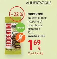 Fiorentini - Gallette Di Mais  Ricoperte Di Cioccolato E Pistacchio 72 G