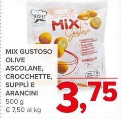 Mix Gustoso Olive Ascolane, Crocchette, Suppli E Arancini