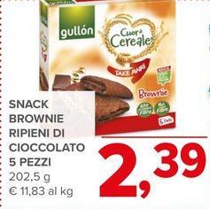 Snack Brownie Ripieni Di Cioccolato