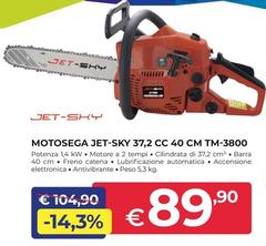 Jet-sky - Motosega 37,2 Cc 40 Cm Tm-3800