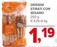 Grissini Stirati Con Sesamo