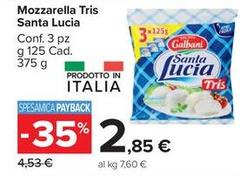 Galbani - Mozzarella Tris Santa Lucia