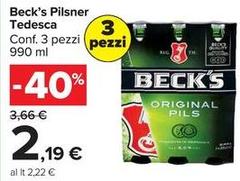 Becks - Pilsner Tedasca