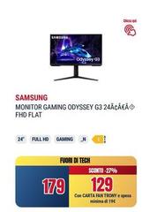Samsung - Monitor Gaming Odyssey G3 24açãea Fhd Flat