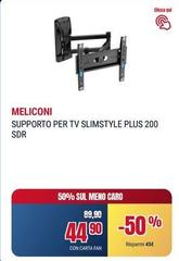 Meliconi - Supporto Per Tv Slimstyle Plus 200 Sdr