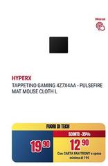 HyperX - Tappetino Gaming 4zrx4aa-pulsefire Mat Mouse Cloth L