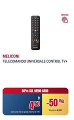 Meliconi - Telecomando Universale Control Tv+