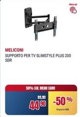 Meliconi - Supporto Per Tv Slimstyle Plus 200 Sdr