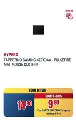 HyperX - Tappetino Gaming 4Z7X3A-Pulsefire Mat Mouse Cloth M