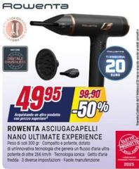Rowenta -  Asciugacapelli Nano Ultimate Experience