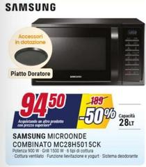Samsung - Microonde Combinato Mc28h5015ck