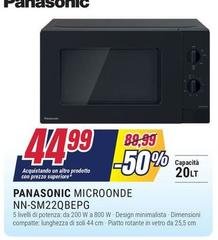 Panasonic - Microonde NN-SM22QBEPG