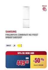 Samsung - Frigoriferi Combinati No Frost BRB80F26BDSDSDISOEF