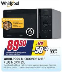 Whirlpool - Microonde Chef Plus MCP345SL