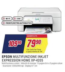 Epson - Multifunzione Inkjet Expression Home XP-4205